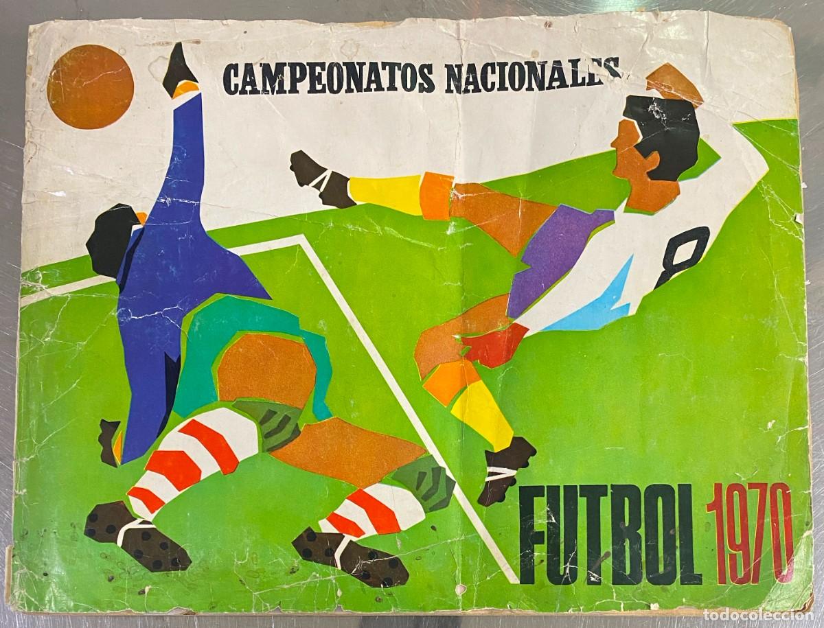 &Aacute;lbum de f&uacute;tbol completo: ALBUM DE CROMOS CAMPEONATOS NACIONALES FUTBOL 1970 ED. RUIZ ROMERO, COMPLETO CON TODOS SUS CROMOS, T