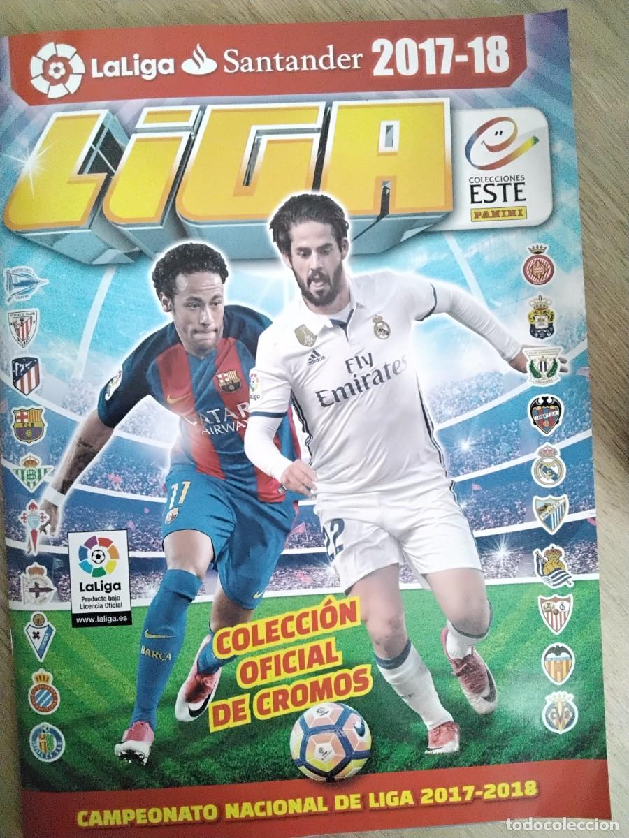 &Aacute;lbum de f&uacute;tbol completo: Album de cromos de futbol ed este 17-18 completo