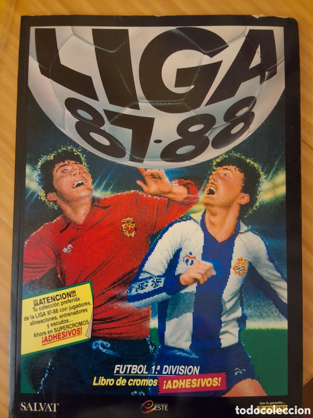 &Aacute;lbum de f&uacute;tbol completo: Liga de futbol 1987-88 album de cromos COMPLETO facsimil edita panini salvat