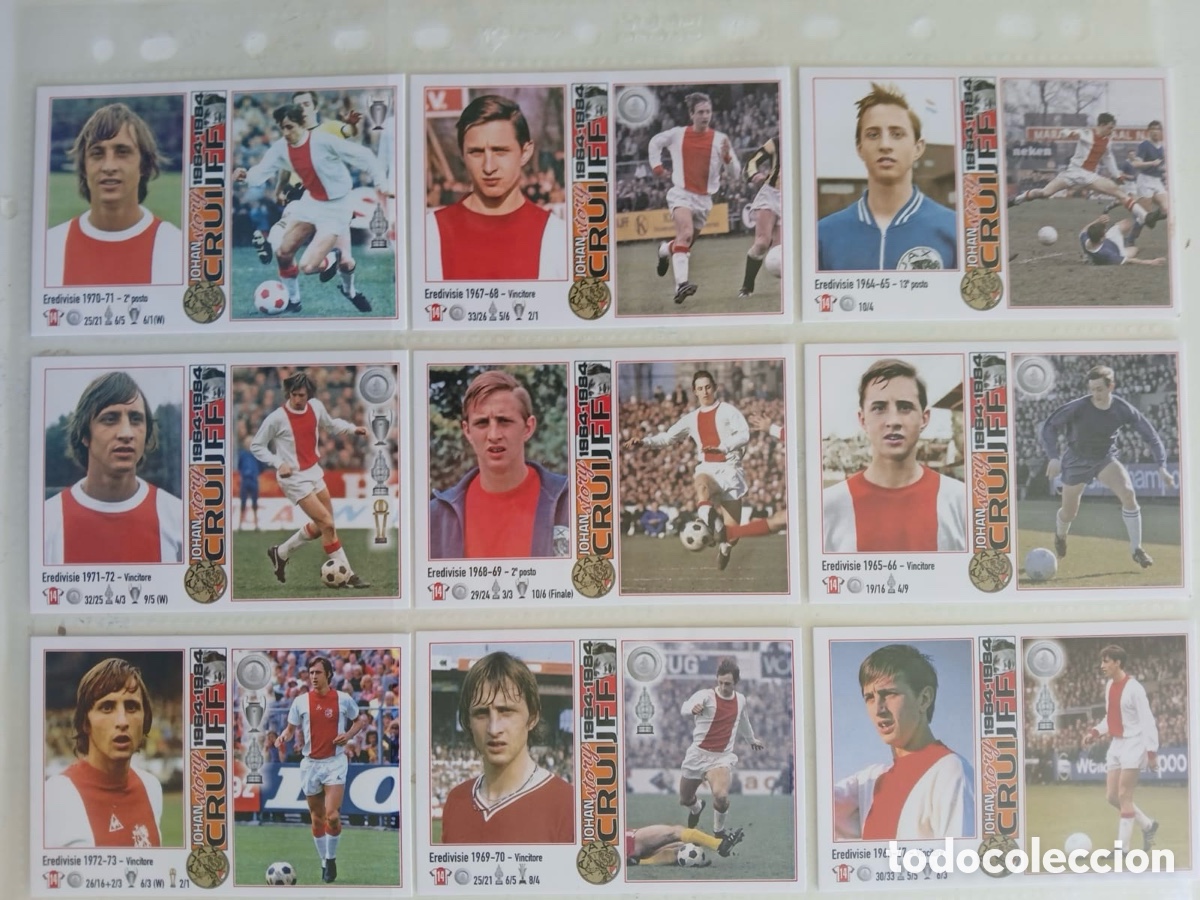 &Aacute;lbum de f&uacute;tbol completo: JOHAM CRUYFF CUSTOM CARDS - Foto 1