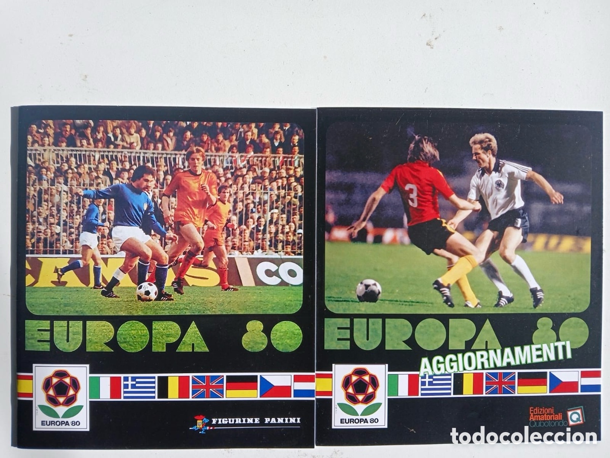 Caderneta de futebol completa: EURO 1980 PANINI - COLECCION COMPLETA REEDITADA