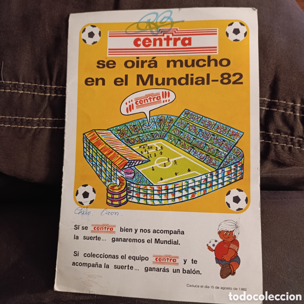 Caderneta de futebol completa: ANTIGUO ALBUM CENTRA RARO,CROMOS FUTBOL MUNDIAL ESPA&Ntilde;A 82 DIFICIL DE CONSEGUIR, COMPLETO,1982