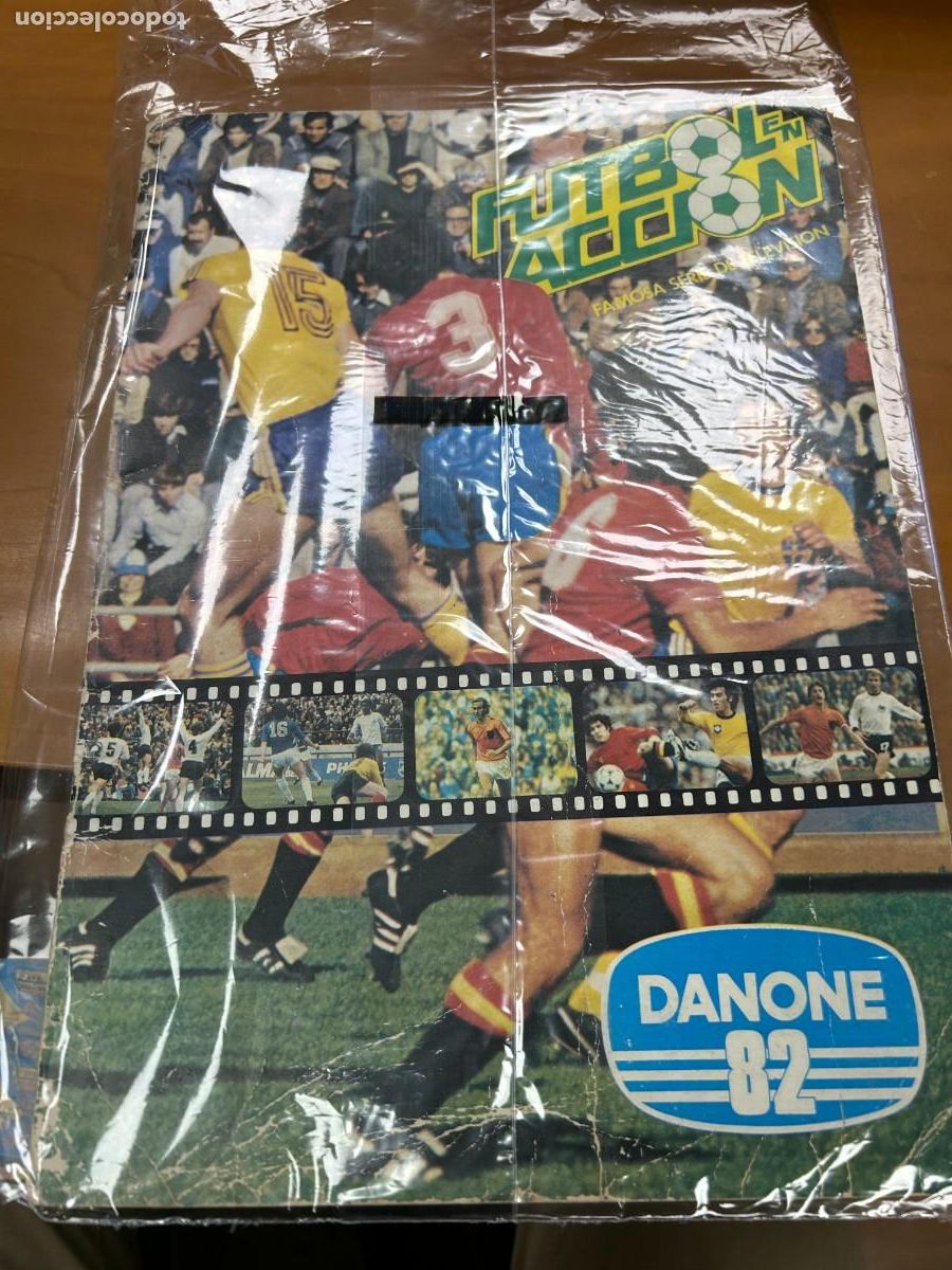 Vollst&auml;ndige Fu&szlig;ballsammelalben: futbol en accion danone completo con maradona, pele