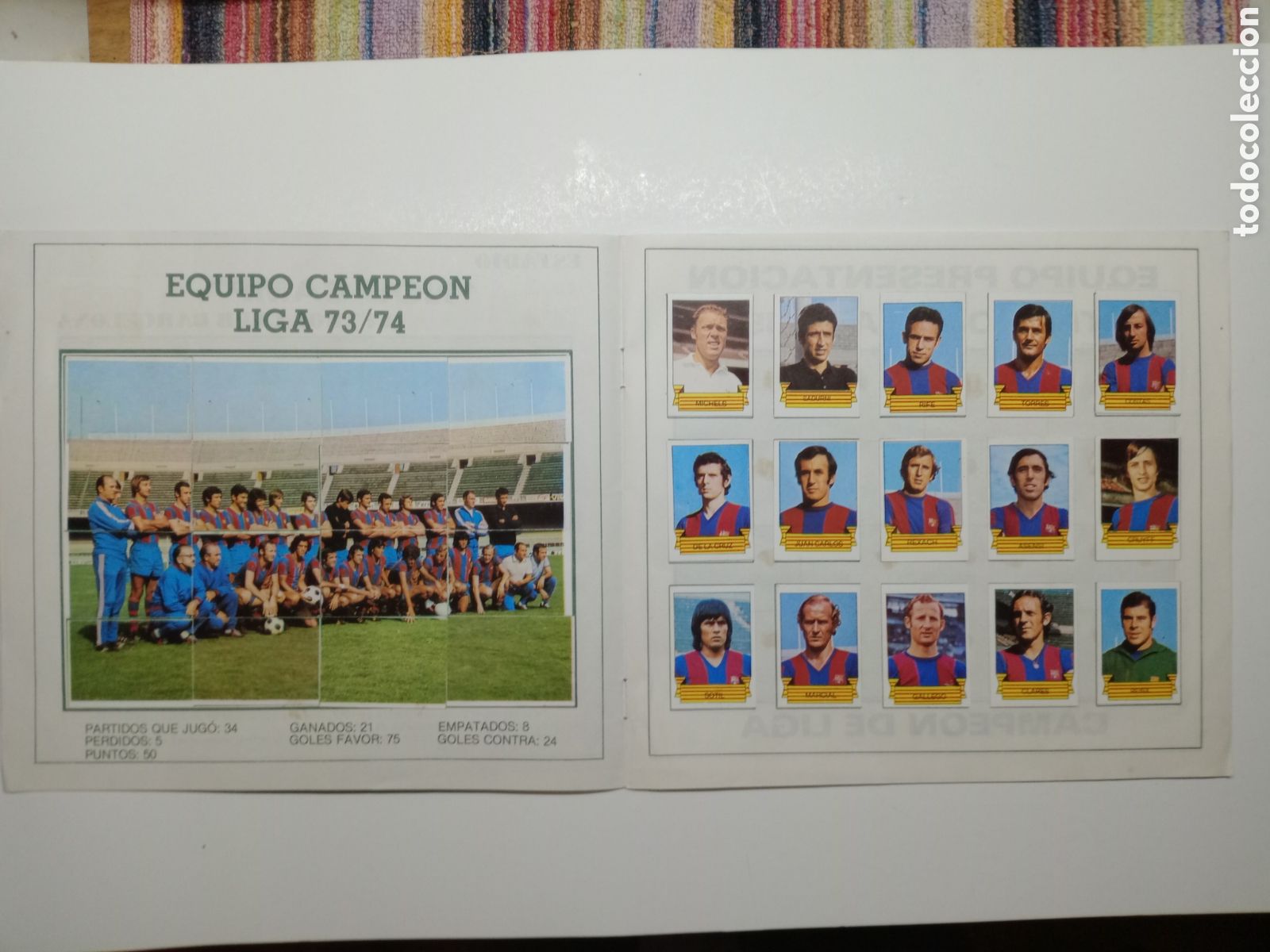 &Aacute;lbum de f&uacute;tbol completo: BAR&Ccedil;A CAMPE&Oacute;N 84-85 COMPLETO - Foto 3