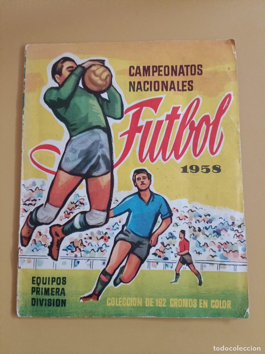 Album de football complet: campeonatos nacionales futbol 1958, liga