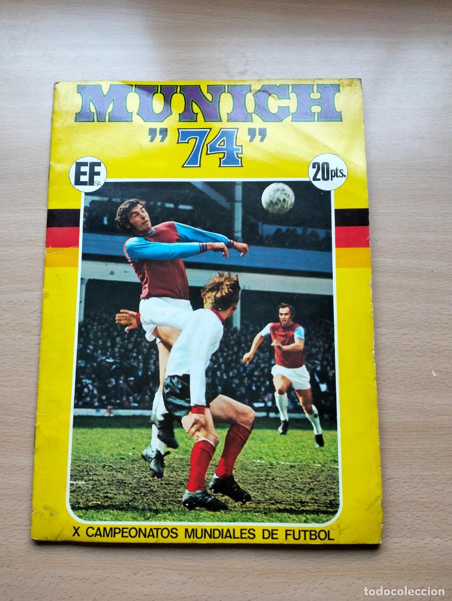 Album de football complet: ALB&Uacute;M DE CROMOS DE FUTBOL - MUNICH 74 - PELE, JOHAN CRUYFF COMPLETO