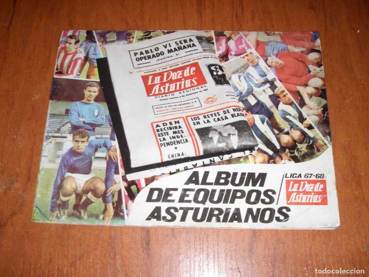 Vollst&auml;ndige Fu&szlig;ballsammelalben: ALBUM FUTBOL DE EQUIPOS ASTURIANOS LIGA 67-68