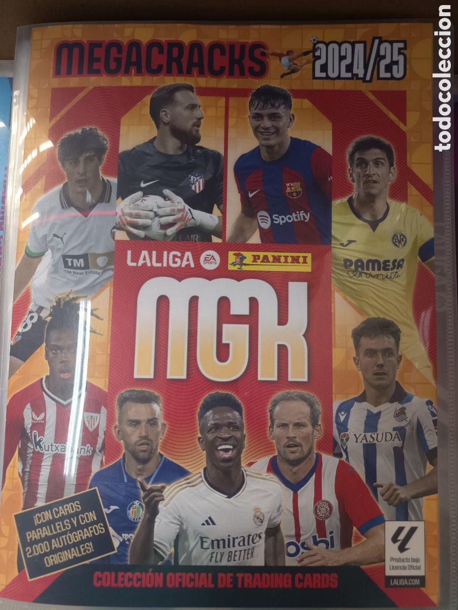 &Aacute;lbum de f&uacute;tbol completo: ALBUM MEGACRACKS 2024 2025 COMPLETO