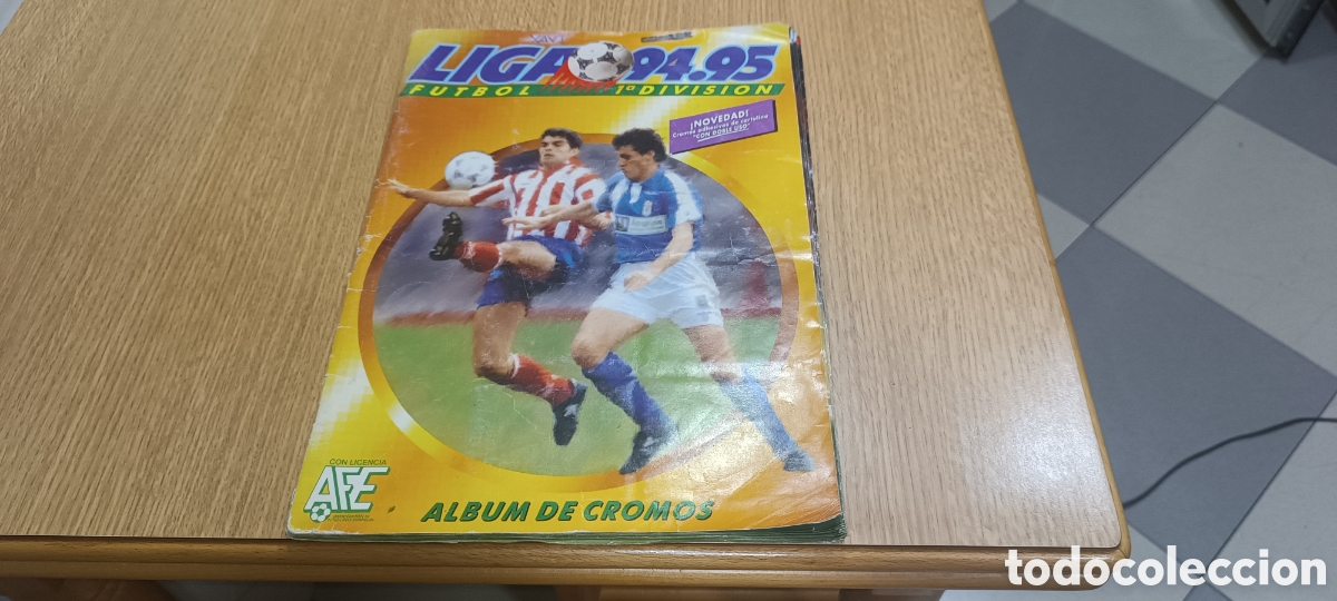 &Aacute;lbum di calcio completo: &Aacute;lbum de cromos de futbol - LIGA 94-95 1&deg; DIVISION - EDITORIAL ESTE - COMPLETO + FICHAJES + 68 DOBLE