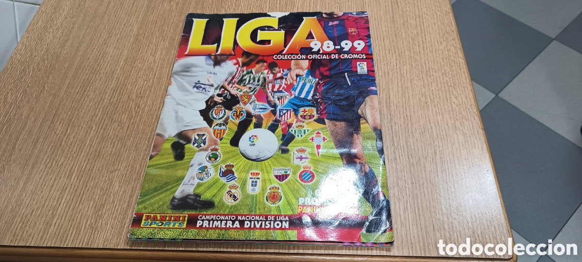 Complete Football Album: &Aacute;lbum de futbol - LIGA 98-99 - PRIMERA DIVISION - PANINI - COMPLETO - BUEN ESTADO