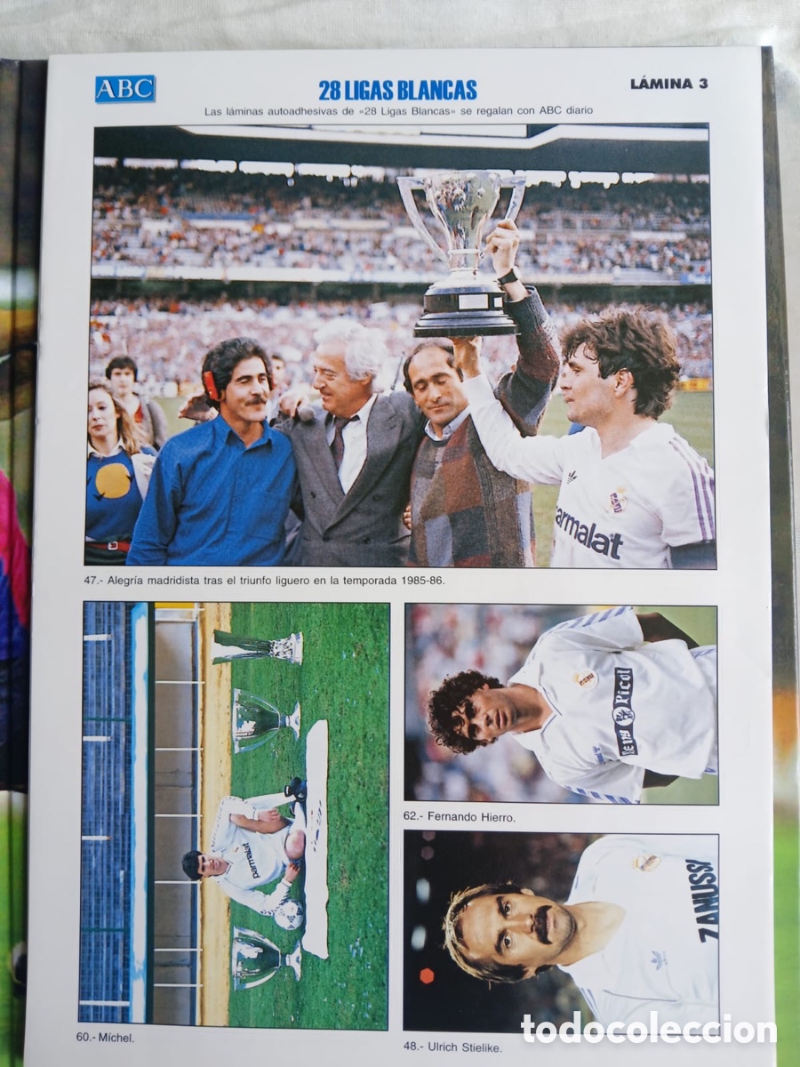 &Aacute;lbum de f&uacute;tbol completo: 2001 LAS 28 LIGAS BLANCAS ABC - Foto 4