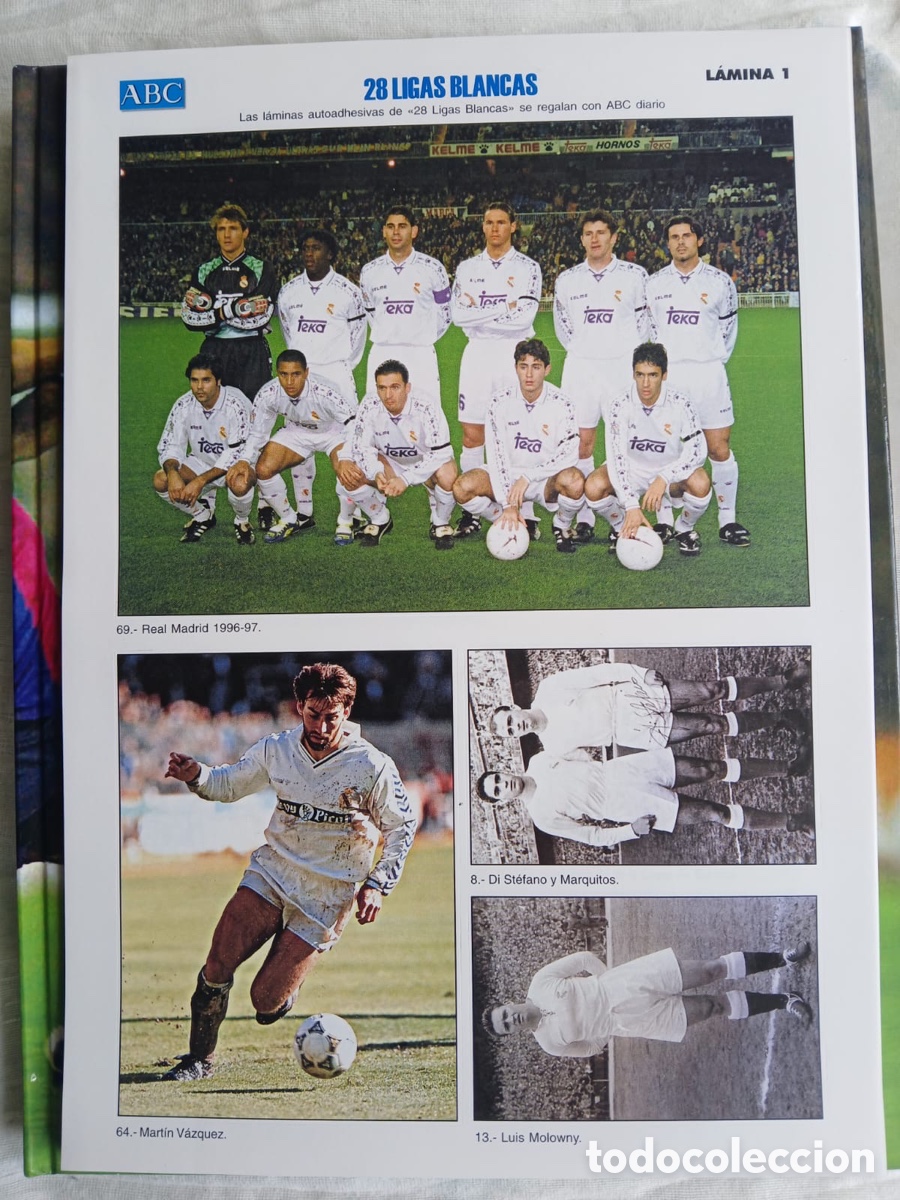 &Aacute;lbum de f&uacute;tbol completo: 2001 LAS 28 LIGAS BLANCAS ABC - Foto 6