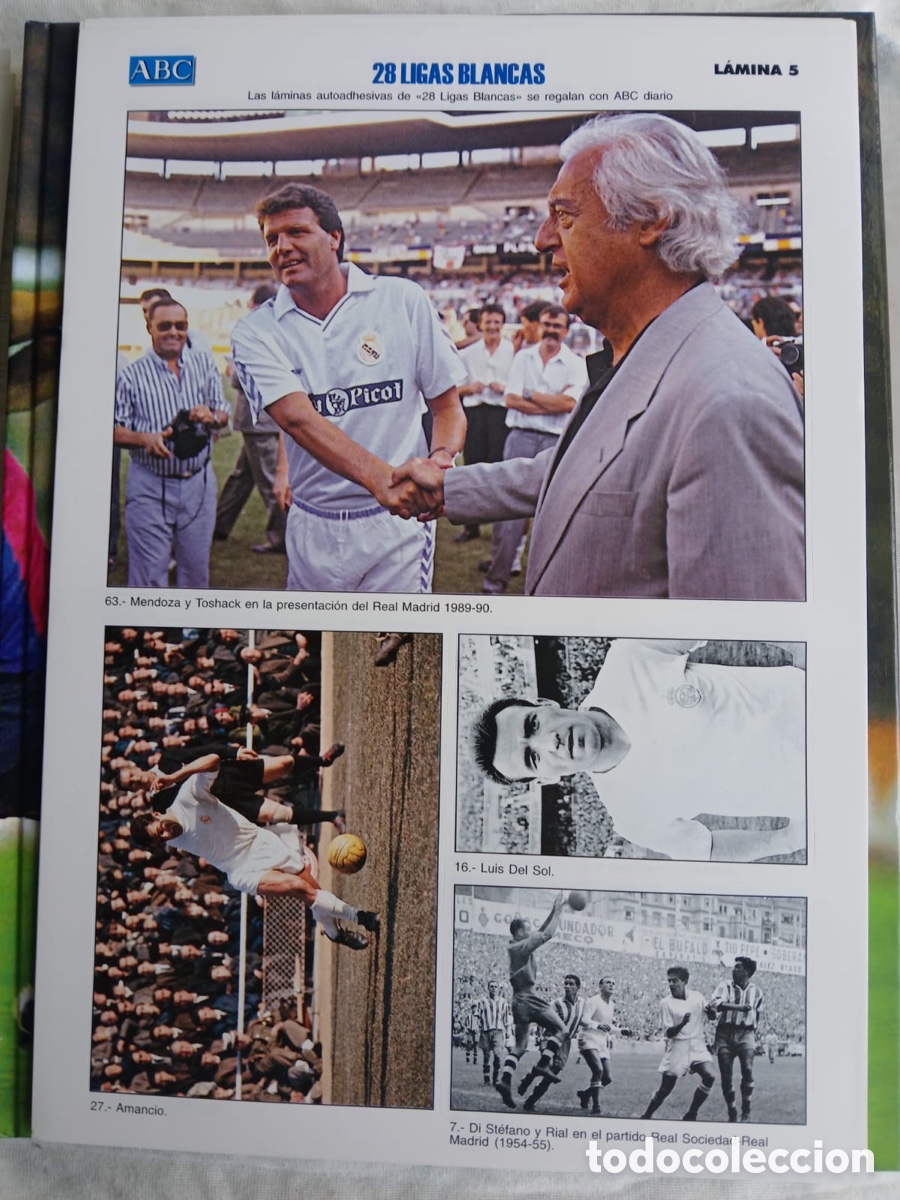 &Aacute;lbum de f&uacute;tbol completo: 2001 LAS 28 LIGAS BLANCAS ABC - Foto 8