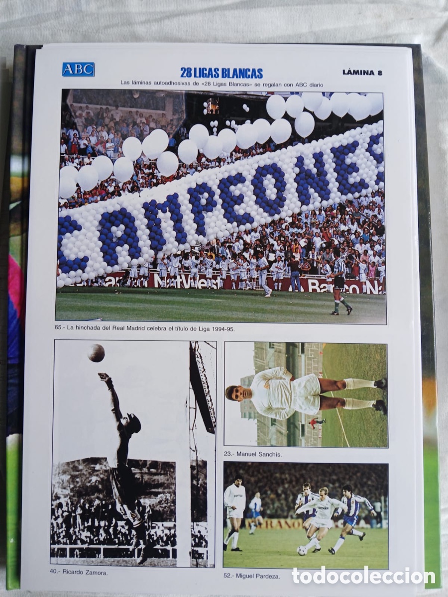 &Aacute;lbum de f&uacute;tbol completo: 2001 LAS 28 LIGAS BLANCAS ABC - Foto 12