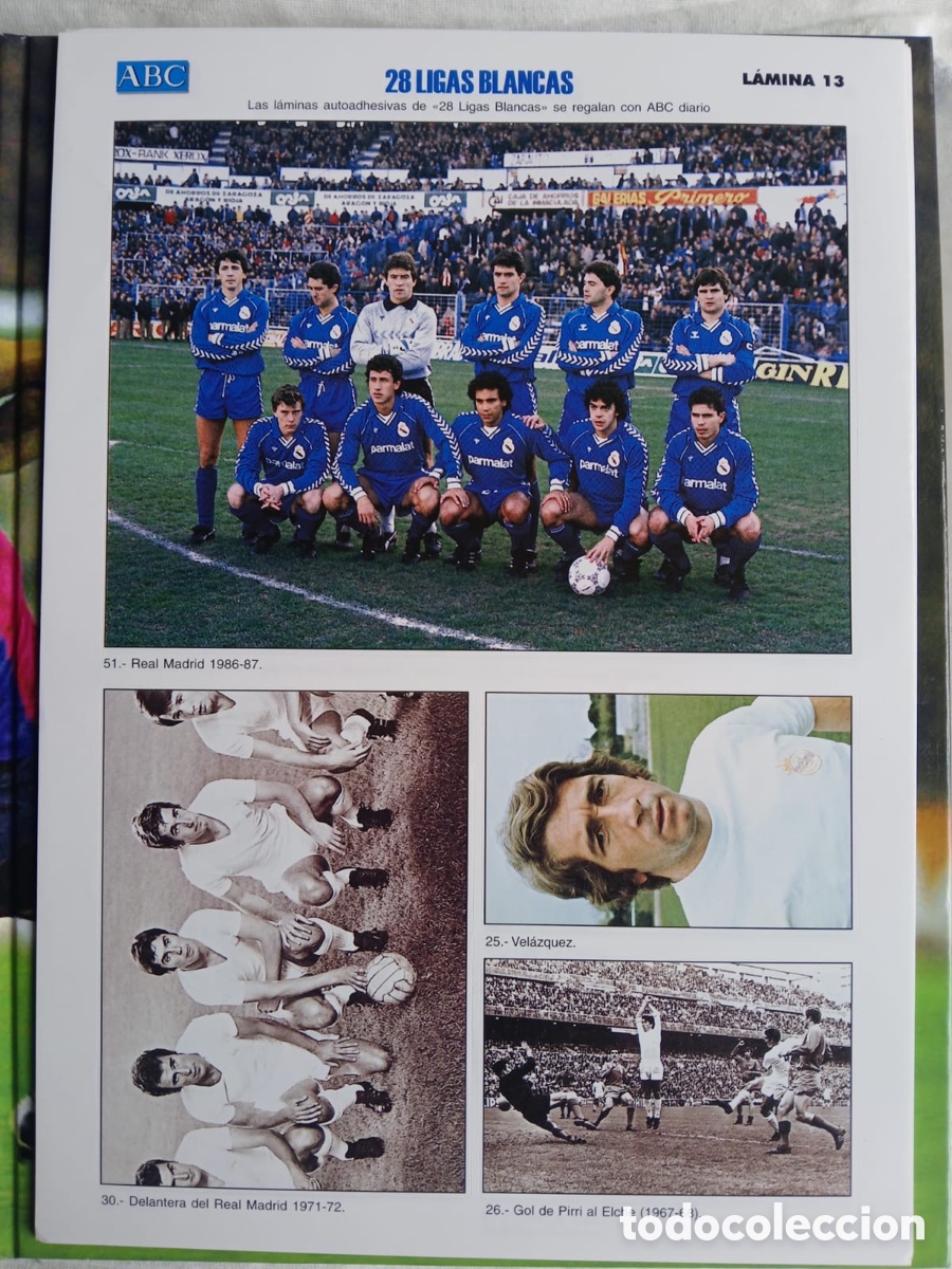 &Aacute;lbum de f&uacute;tbol completo: 2001 LAS 28 LIGAS BLANCAS ABC - Foto 15