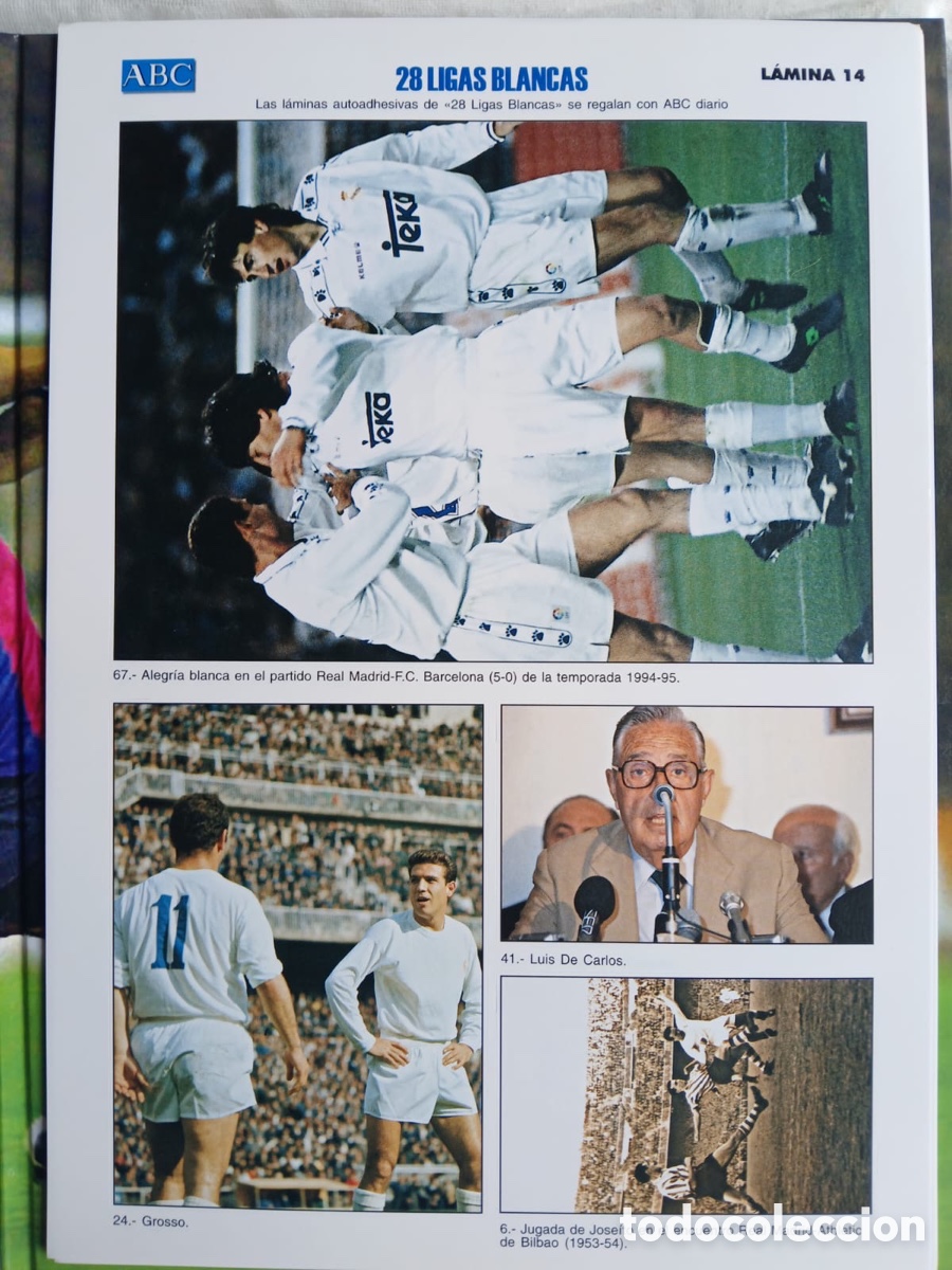 &Aacute;lbum de f&uacute;tbol completo: 2001 LAS 28 LIGAS BLANCAS ABC - Foto 16