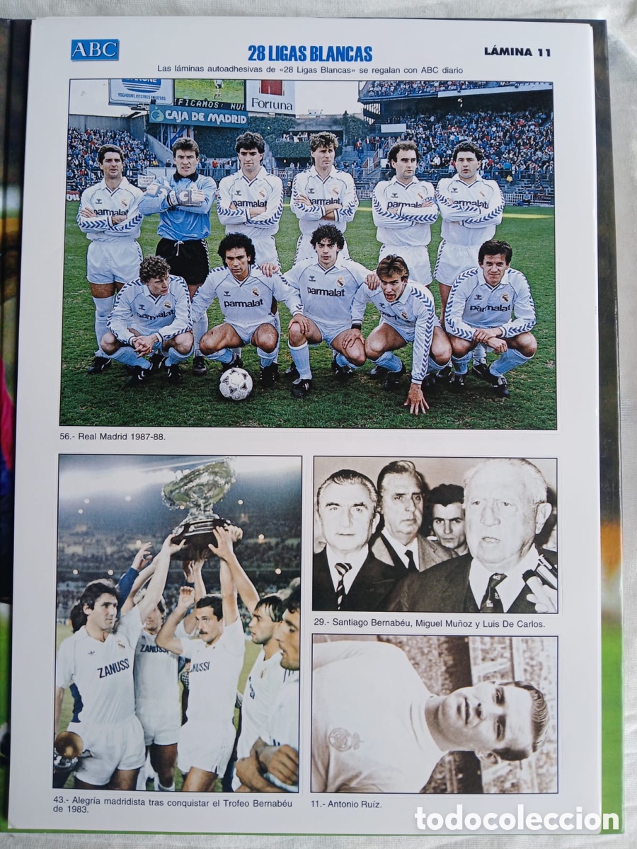 &Aacute;lbum de f&uacute;tbol completo: 2001 LAS 28 LIGAS BLANCAS ABC - Foto 17