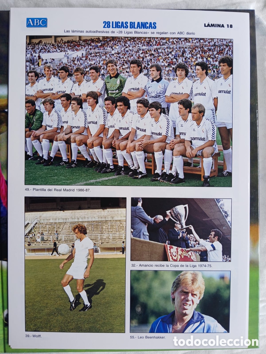 &Aacute;lbum de f&uacute;tbol completo: 2001 LAS 28 LIGAS BLANCAS ABC - Foto 18