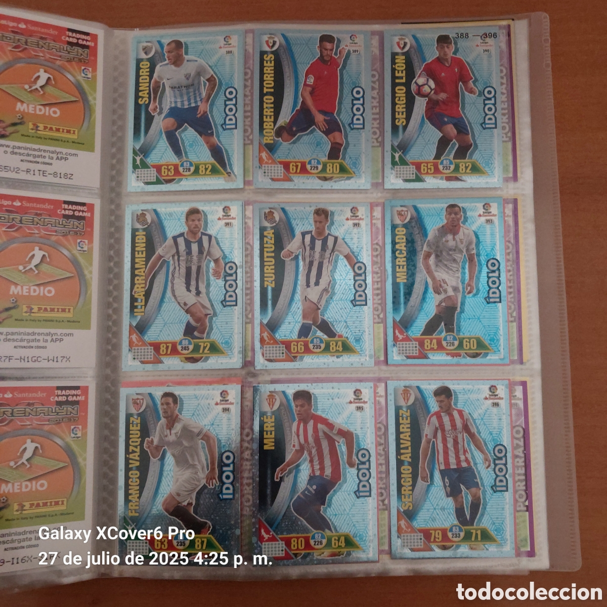 &Aacute;lbum de f&uacute;tbol completo: Adrenalyn 16 17 completa - Foto 14