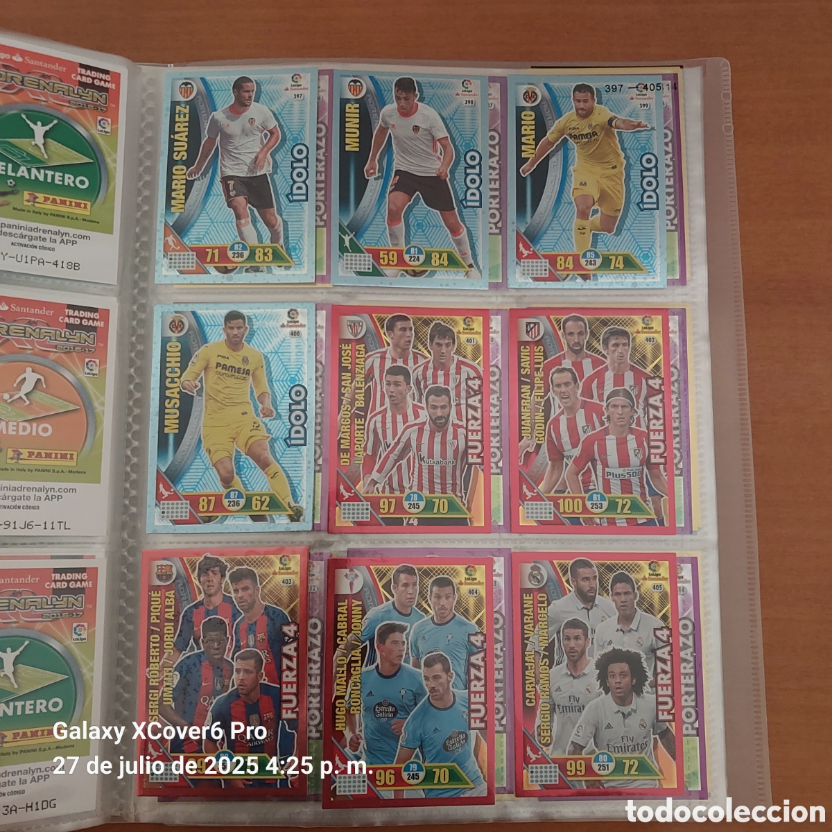 &Aacute;lbum de f&uacute;tbol completo: Adrenalyn 16 17 completa - Foto 15