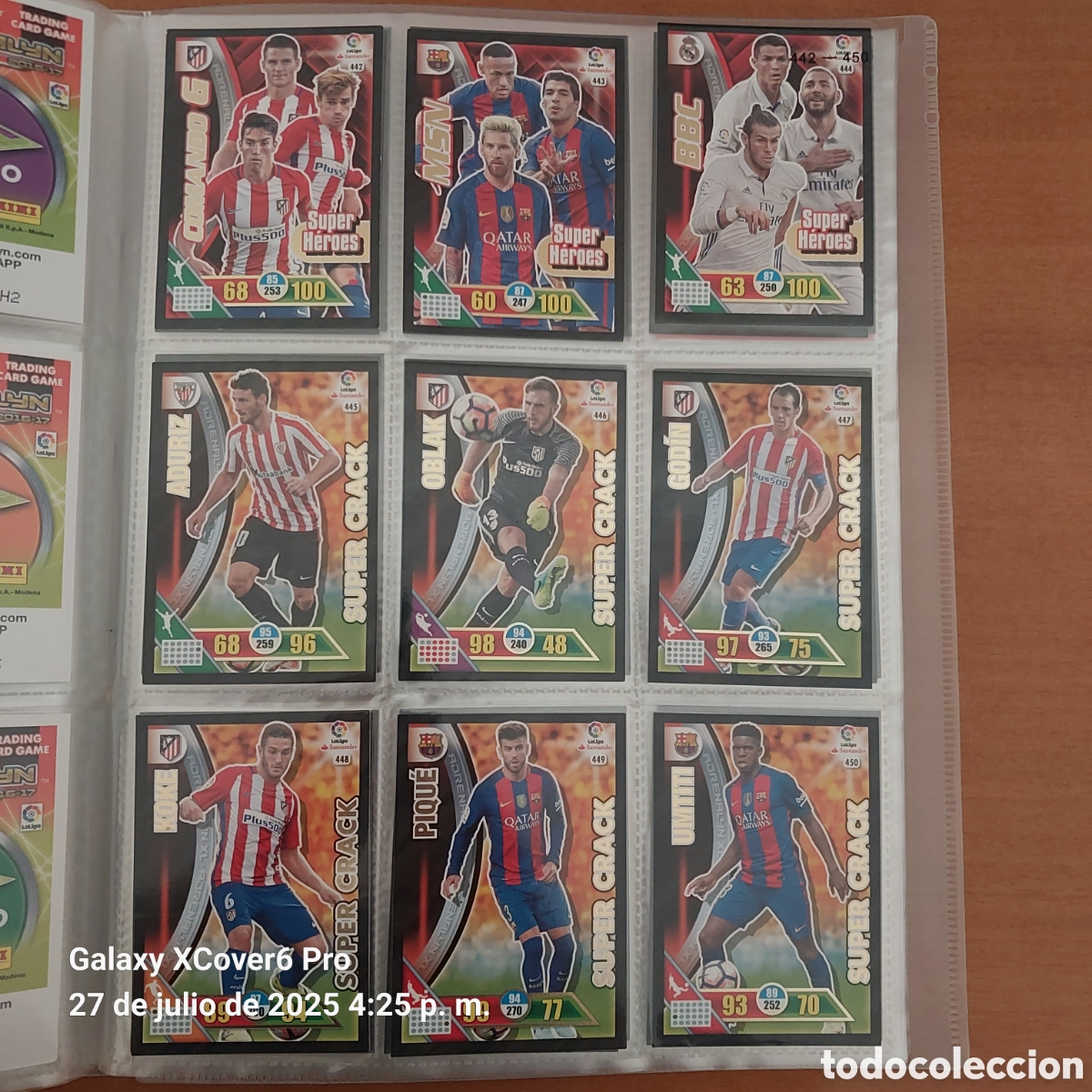 &Aacute;lbum de f&uacute;tbol completo: Adrenalyn 16 17 completa - Foto 20