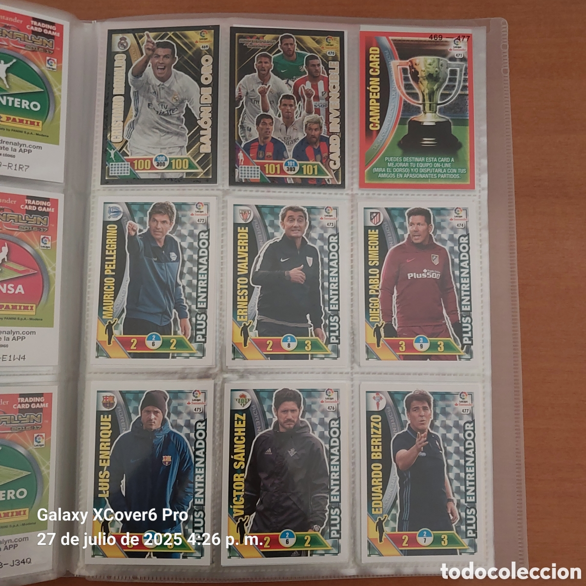 &Aacute;lbum de f&uacute;tbol completo: Adrenalyn 16 17 completa - Foto 23