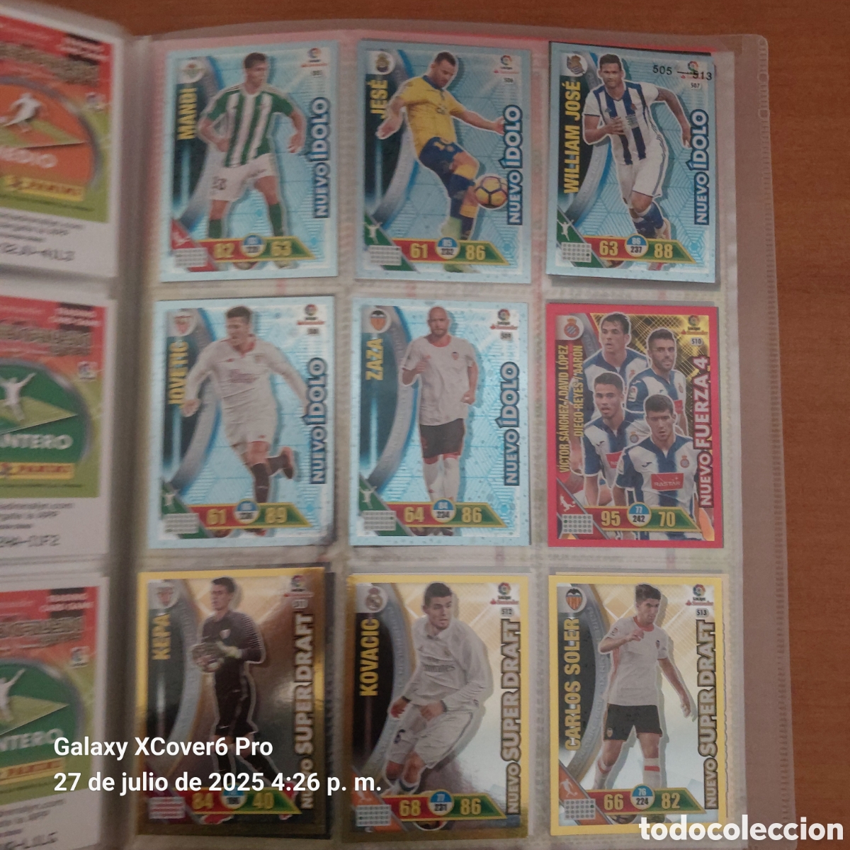 &Aacute;lbum de f&uacute;tbol completo: Adrenalyn 16 17 completa - Foto 27