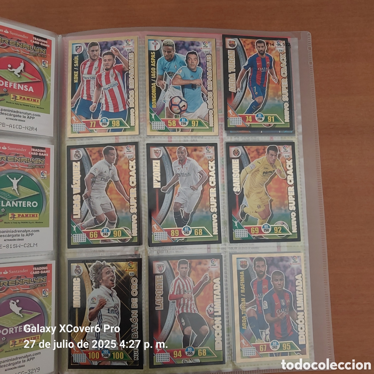 &Aacute;lbum de f&uacute;tbol completo: Adrenalyn 16 17 completa - Foto 28