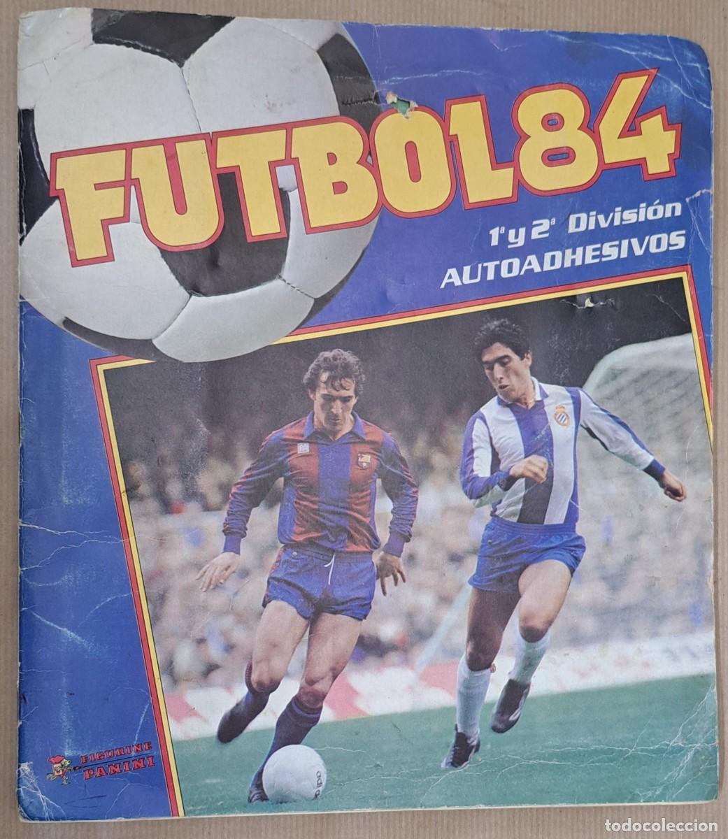 &Aacute;lbum de f&uacute;tbol completo: &Aacute;lbum Futbol 84 1&ordf; y 2&ordf; divisi&oacute;n, completo, Figurine Panini