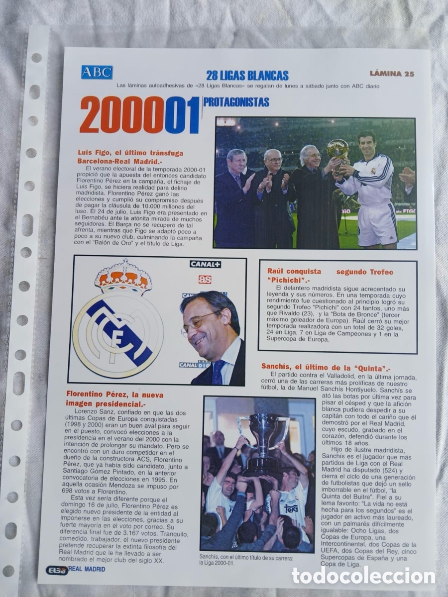&Aacute;lbum de f&uacute;tbol completo: 2001 LAS 28 LIGAS BLANCAS - Foto 26