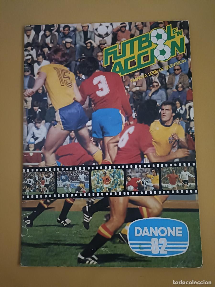 Caderneta de futebol completa: futbol en accion, danone 82
