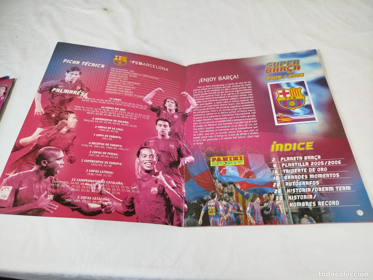 &Aacute;lbum de f&uacute;tbol completo: Super Bar&ccedil;a 2005 2006 - Foto 2