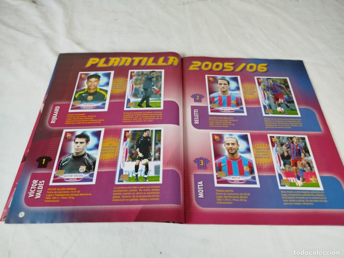 &Aacute;lbum de f&uacute;tbol completo: Super Bar&ccedil;a 2005 2006 - Foto 4