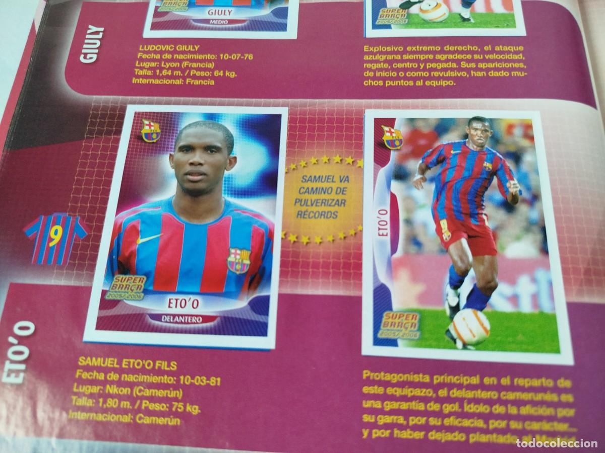 &Aacute;lbum de f&uacute;tbol completo: Super Bar&ccedil;a 2005 2006 - Foto 7