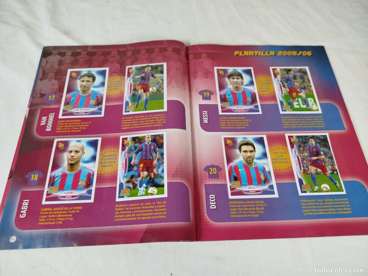 &Aacute;lbum de f&uacute;tbol completo: Super Bar&ccedil;a 2005 2006 - Foto 9