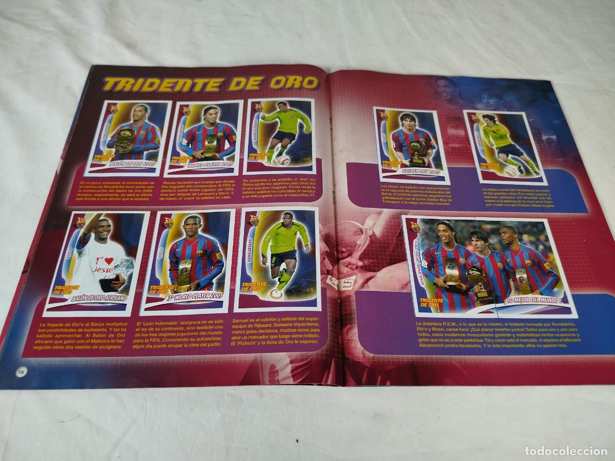 &Aacute;lbum de f&uacute;tbol completo: Super Bar&ccedil;a 2005 2006 - Foto 13