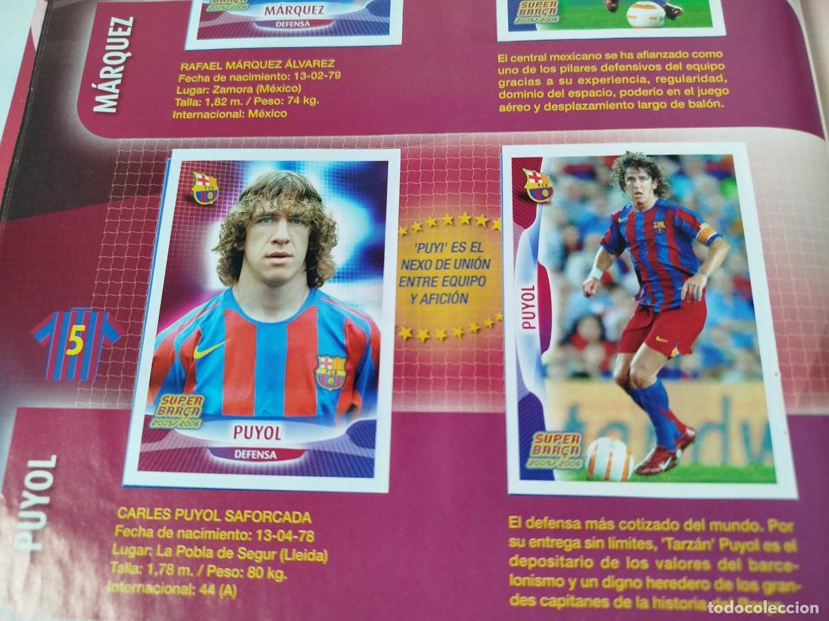 &Aacute;lbum de f&uacute;tbol completo: Super Bar&ccedil;a 2005 2006 - Foto 18