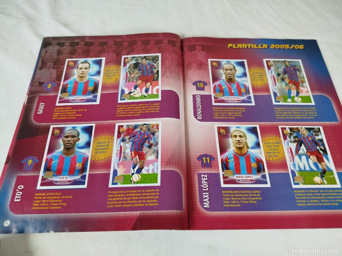 &Aacute;lbum de f&uacute;tbol completo: Super Bar&ccedil;a 2005 2006 - Foto 20