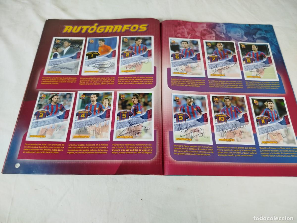 &Aacute;lbum de f&uacute;tbol completo: Super Bar&ccedil;a 2005 2006 - Foto 26