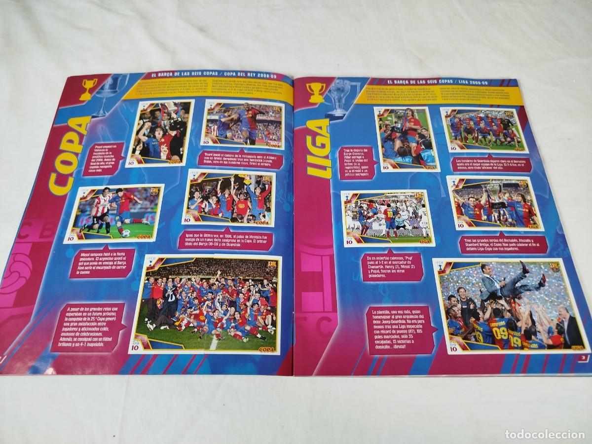 &Aacute;lbum de f&uacute;tbol completo: El bar&ccedil;a de las seis copas - Foto 2