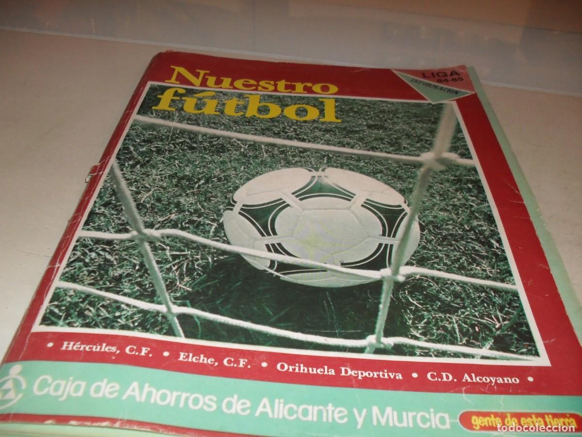 &Aacute;lbum di calcio completo: ALBUM DE CROMOS,COMPLETO,103 CROMOS,NUESTRO FUTBOL,LIGA 84-85,INFORMACION,1985