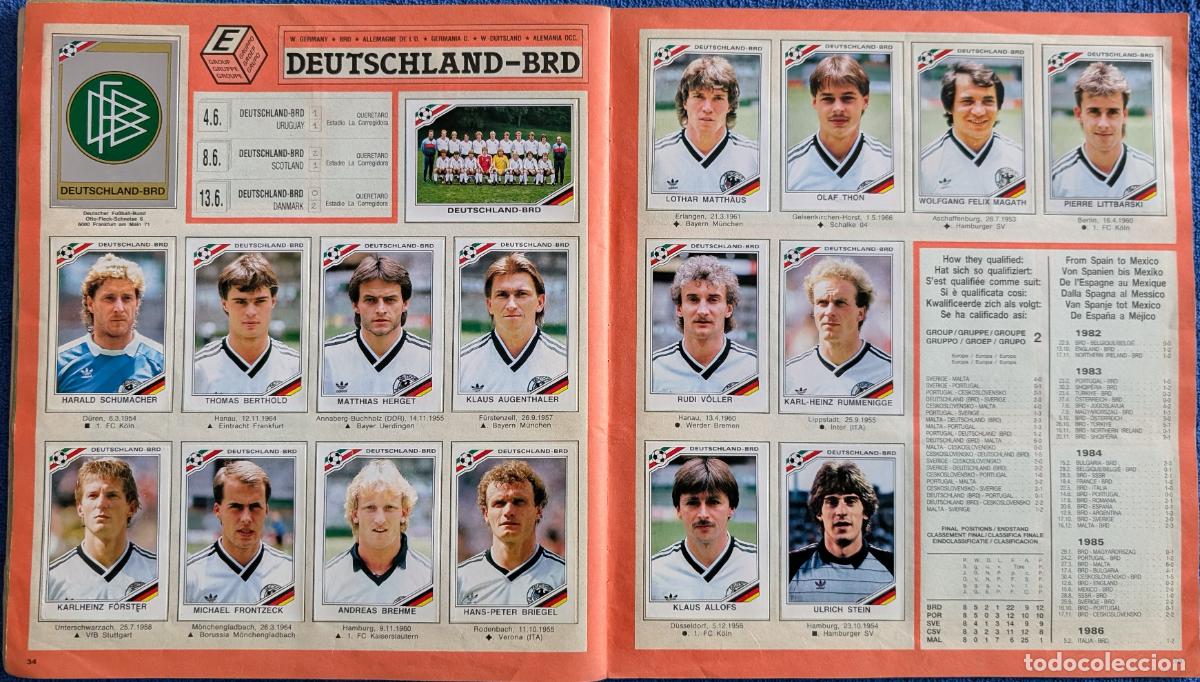 &Aacute;lbum de f&uacute;tbol completo: M&eacute;xico 86 - Panini &iexcl;Completo! - Foto 9