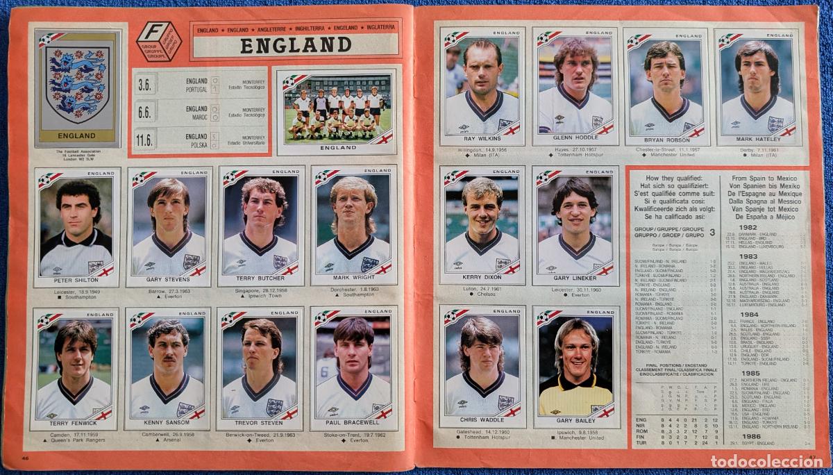 &Aacute;lbum de f&uacute;tbol completo: M&eacute;xico 86 - Panini &iexcl;Completo! - Foto 10