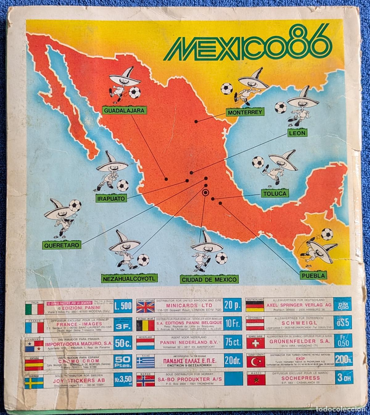 &Aacute;lbum de f&uacute;tbol completo: M&eacute;xico 86 - Panini &iexcl;Completo! - Foto 12