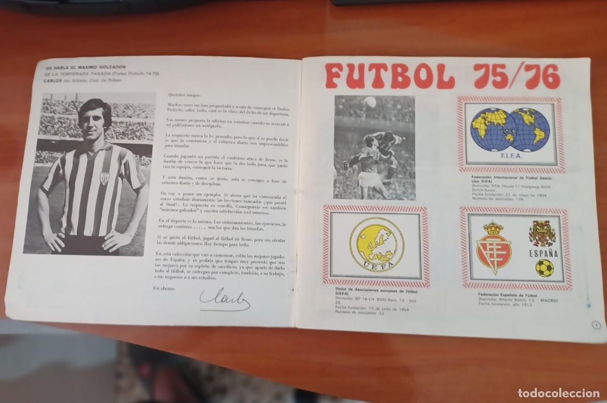 &Aacute;lbum de f&uacute;tbol completo: 75/76 EDICIONES VULCAN0 - Foto 2