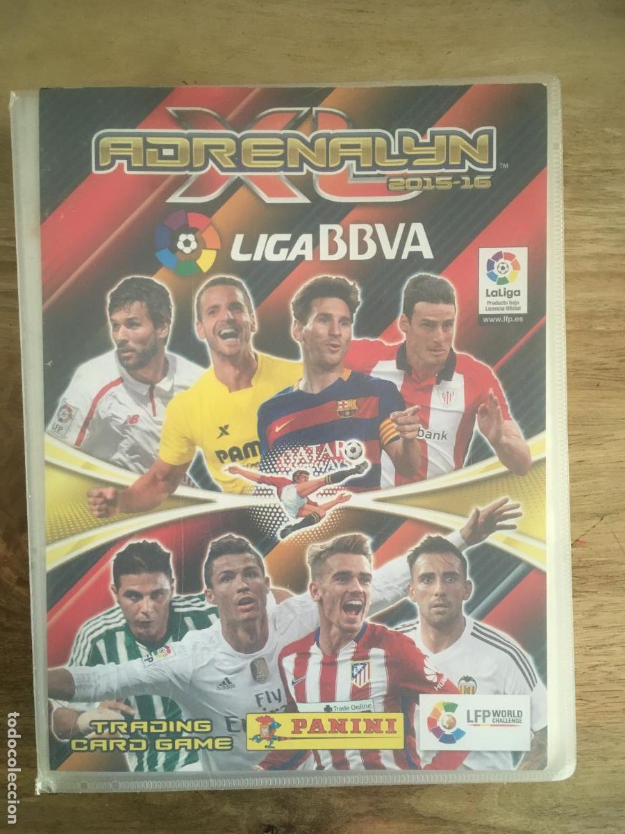 &Aacute;lbum de f&uacute;tbol completo: adrenalyn liga 2015 2016 15 16 album de cromos casi completo 559 cromos messi cristano balon oro