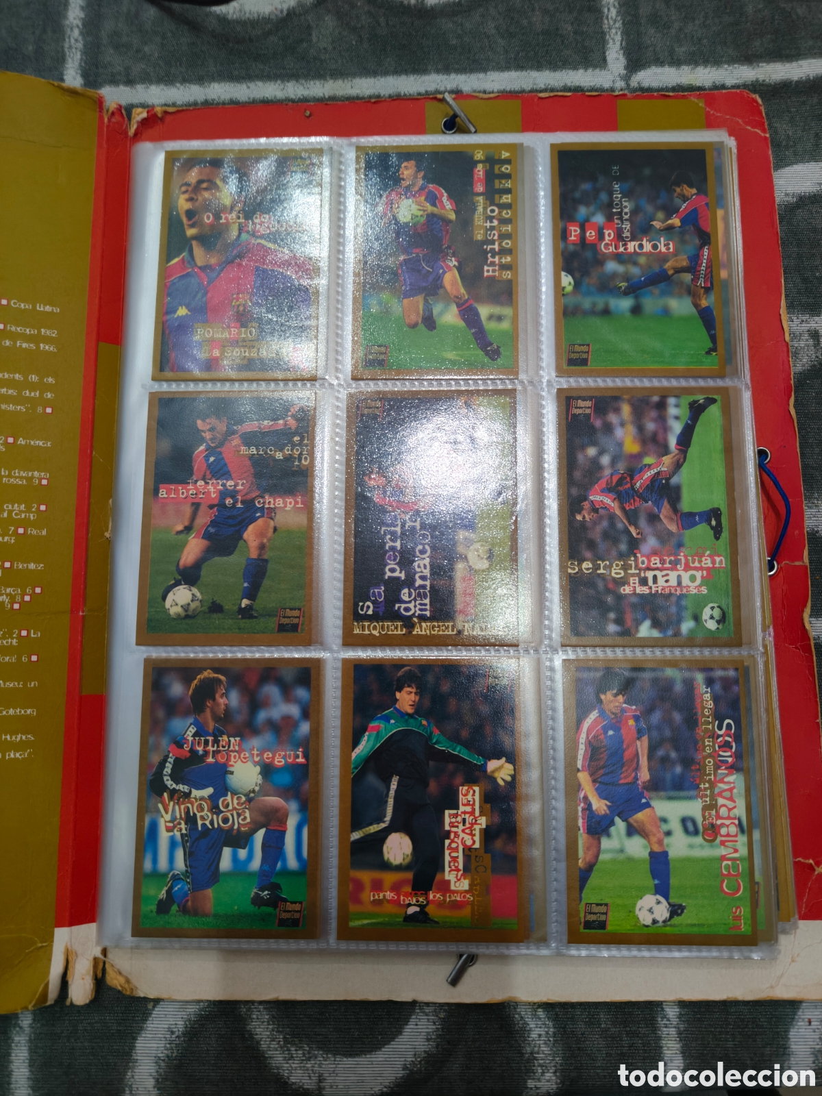 &Aacute;lbum de f&uacute;tbol completo: Colecci&oacute;n Bar&ccedil;a dOr completa - Foto 2