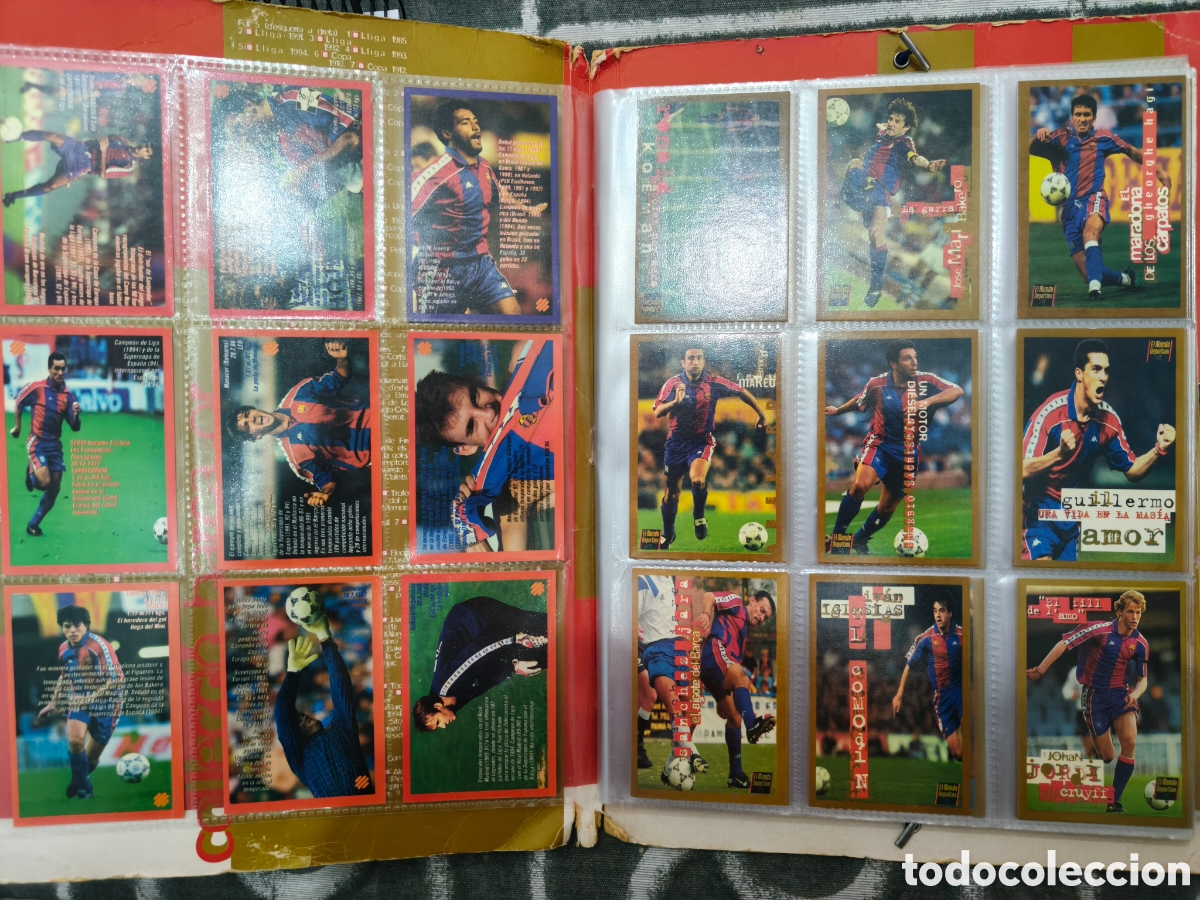 &Aacute;lbum de f&uacute;tbol completo: Colecci&oacute;n Bar&ccedil;a dOr completa - Foto 3