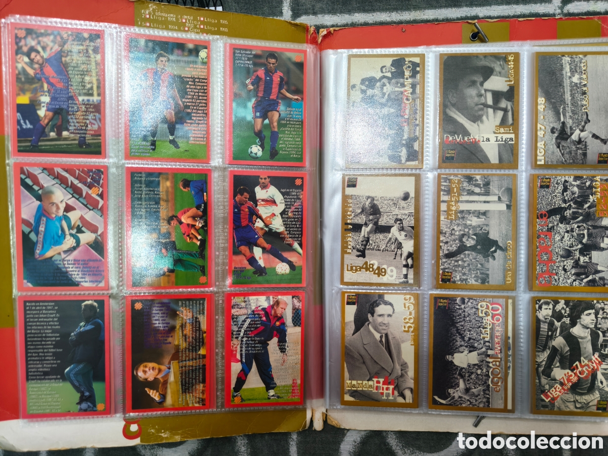&Aacute;lbum de f&uacute;tbol completo: Colecci&oacute;n Bar&ccedil;a dOr completa - Foto 5