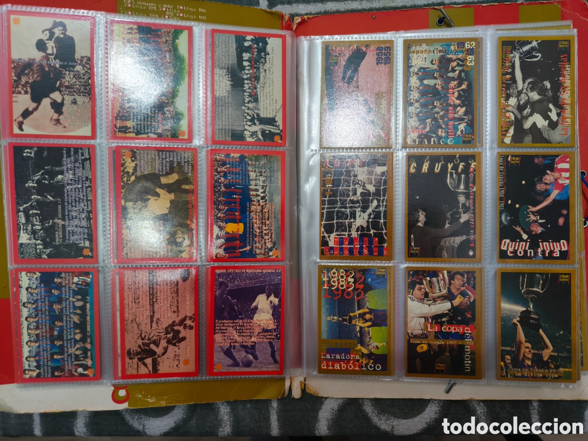 &Aacute;lbum de f&uacute;tbol completo: Colecci&oacute;n Bar&ccedil;a dOr completa - Foto 8